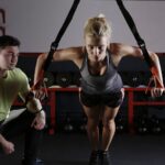 woman doing exercise